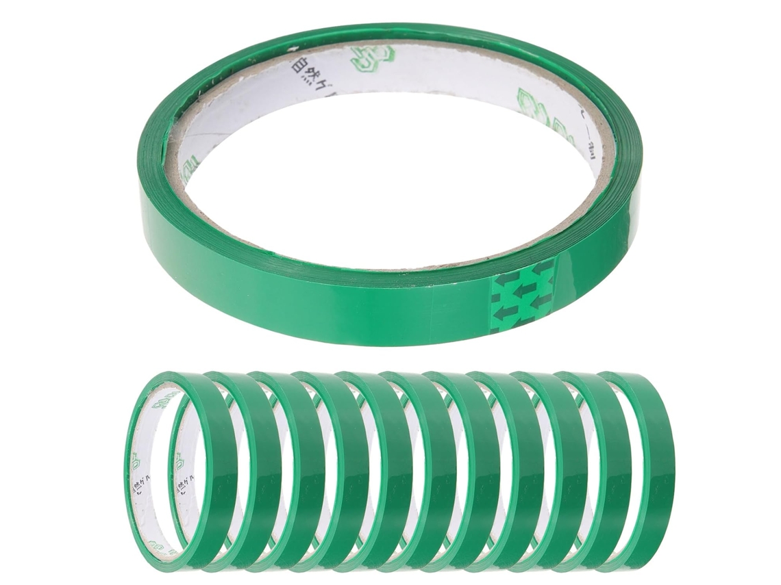 Besportble Cinta De Embalaje De Polietileno Verde Healeved Y Sellado De Color Para Vegetales 8.50 X 8.50 X ...