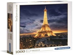 Puzzle CLEMENTONI Hqc Tour Eiffel 2020 (1000 Piezas - Edad mínima: 3 años)