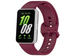 Pulsera de silicona para Samsung Galaxy Fit 3 en color sólido con hebilla colorida CSYY