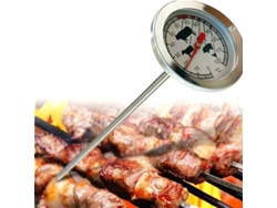 Termômetro de bolso com sonda de aço inox, ideal para grelhar e cozinhar