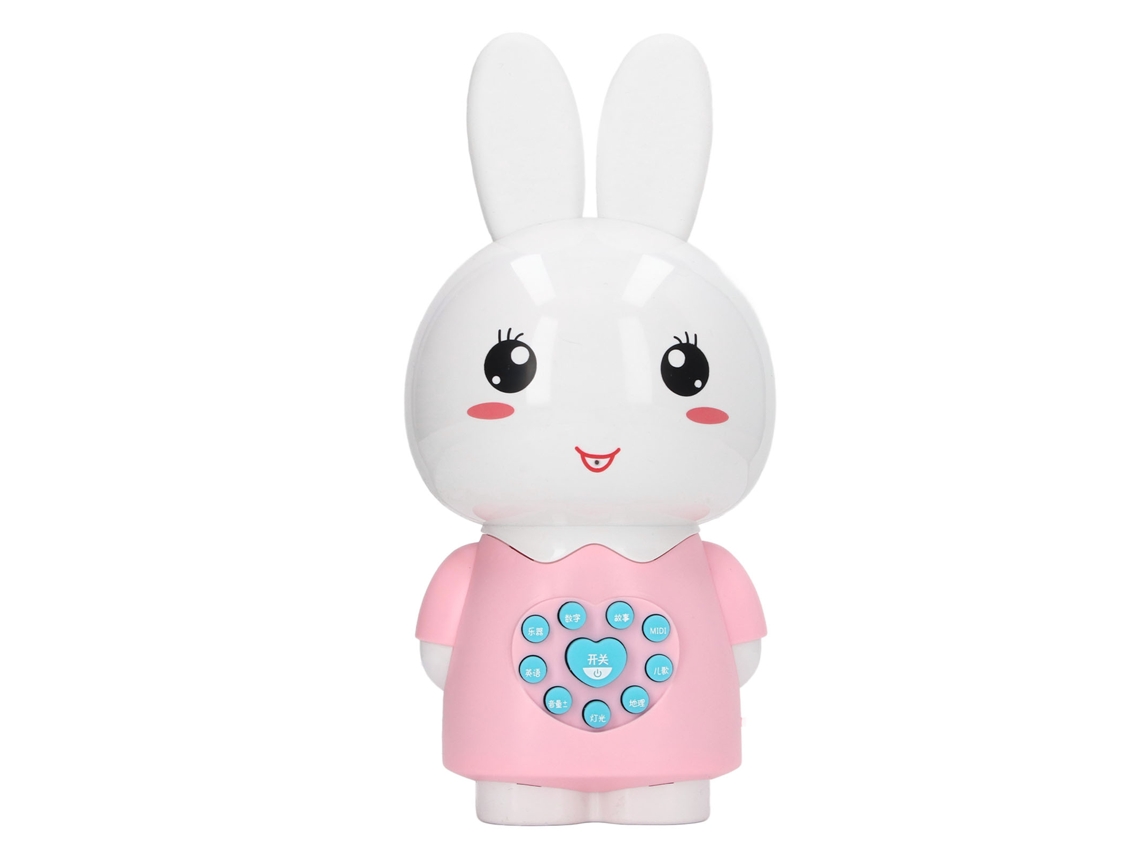 Bj-Junquedo Educacional Conejo Musical para Bebés con Luces y Canciones, Color Rosa