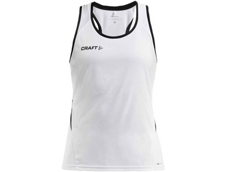 Camiseta de Mujer CRAFT Control Impact Tenis Blanco (2XL)