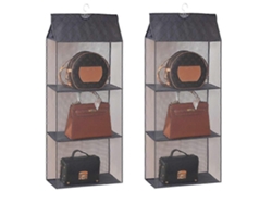 Organizador de bolsos, organizador de zapatos, bolsa de almacenamiento colgante, organizador de bolsos plegable