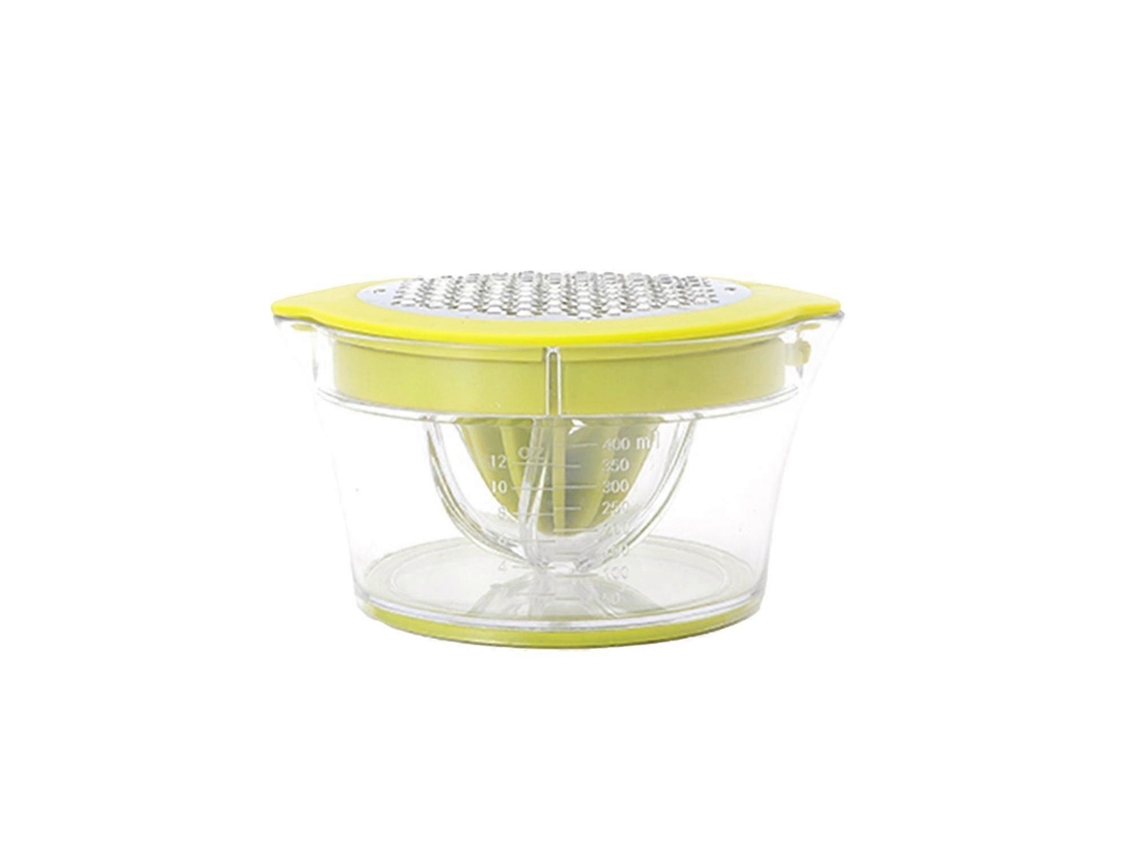 Exprimidor manual multifuncional con báscula, colador extraíble de acero inoxidable y molinillo de ajo y jengibre. Rosewell