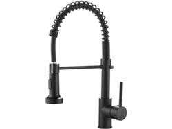 Cabezal rociador retráctil para grifo, 2 funciones, cromado, grifo de cocina G1/2, con tope de flujo plegable.