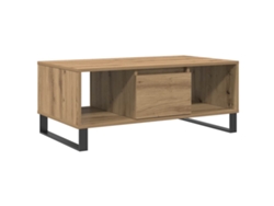 Maison Exclusive - Mesa De Centro Madera De Ingeniería Roble Artisan 90x50x36,5 Cm
