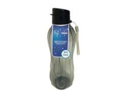Botella de plástico My Home de 1000 ml - Negra