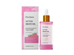 Aceite reparador para después del afeitado, aroma a fresa.