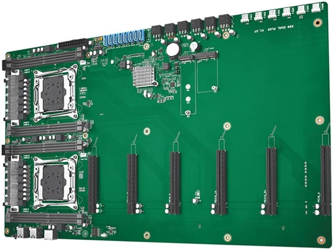 Placa Base X99 Dual Plus Miner 4 Xusb3.0 Lga 2011-3 V3/v4 Con Socket De Cpu Dor4