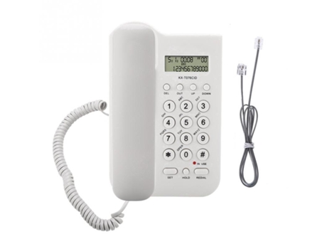 Teléfono Fijo Con Cable SLOWMOOSE Kx-T076 Blanco