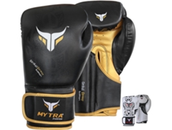 Guantes De Boxeo - Mytra Fusion - Tribal Power -16oz - Cuero Sintético - Negro