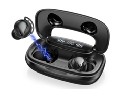 YEMAESRE Touchless Auriculares YEMAESRE Bluetooth Impermeables con Cancelación de Ruido Negro