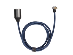 Cabo De Áudio Cablecreation 3.5mm Macho Para 2 Fêmeas Ângulo 90 Graus 1m Compartilhar Música