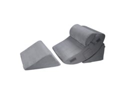 Almohada Ortopédica Con Cuña A Cama Succebuy Para Espalda Y Piernas Gris Oscuro