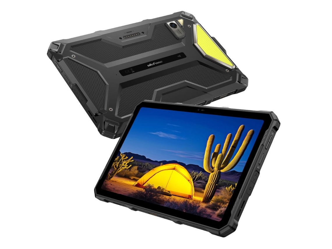 Tableta Ulefone Armor Pad 4 Ultra Negra Sin Imagen Térmica Mediatek Dimensity 6300 5g De 8 Gb