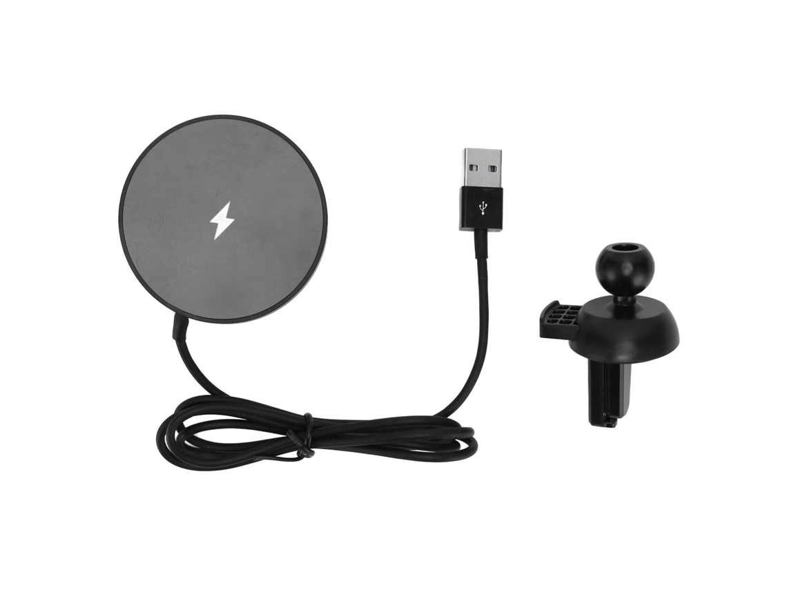 Cargador Inalámbrico Magnético Para Coche De 15 W Con Soporte Para Rejilla De Ventilación Para Ios