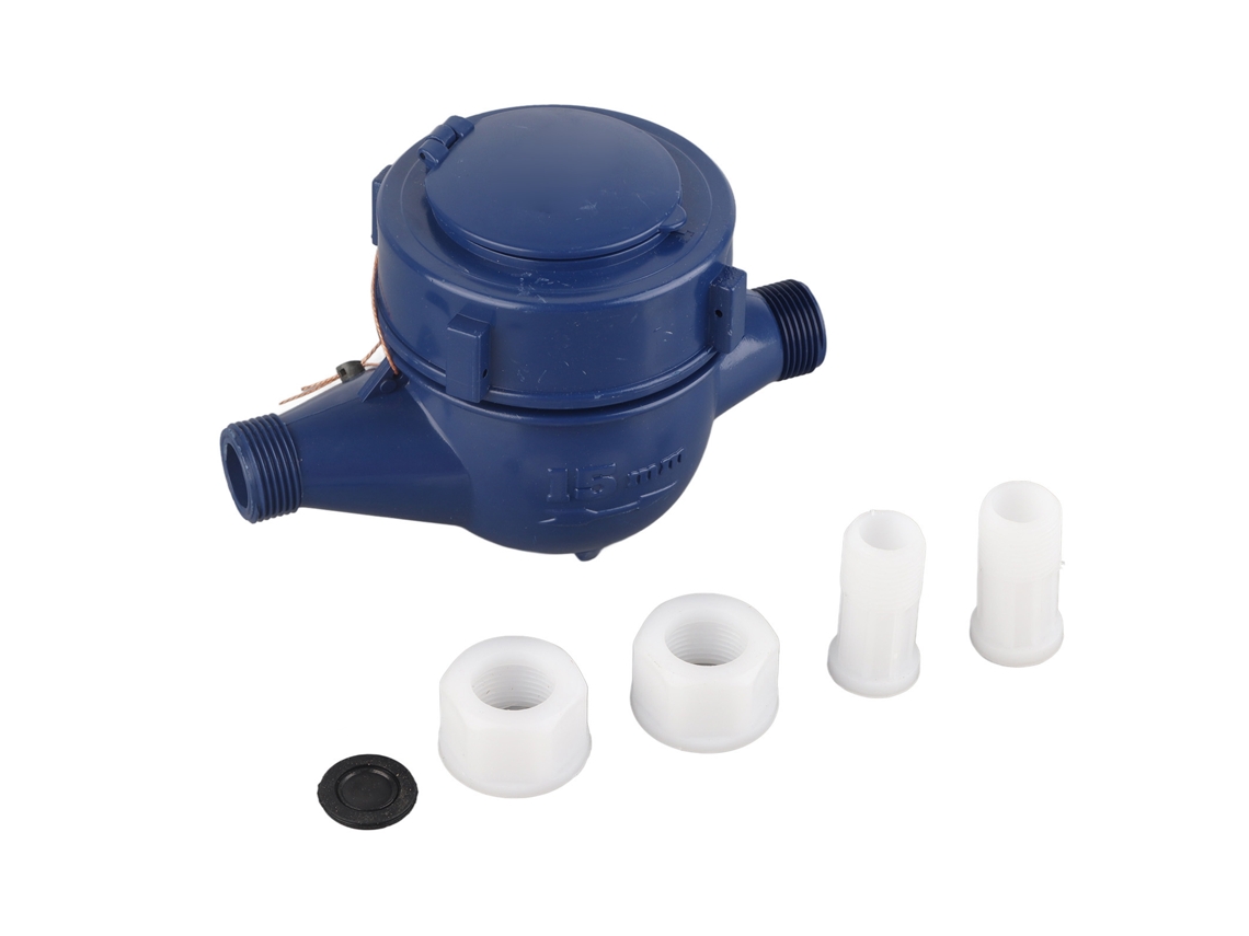 Medidor De Agua Fría Dn15, De Plástico De Nailon Resistente A La Corrosión, Para Uso En Jardín/hogar, Con Accesorios.