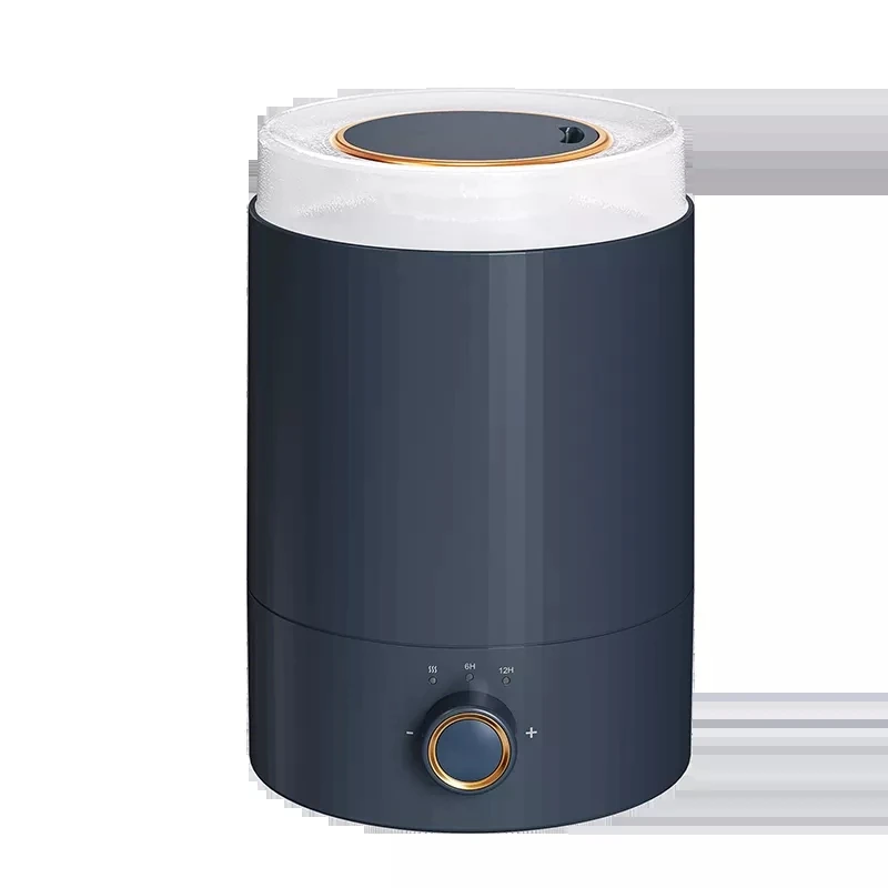 Humidificador Ultrasónico De Aroma Para El Hogar, De Gran Capacidad, De 2 L (azul Oscuro) Con Luz Nocturna Led.