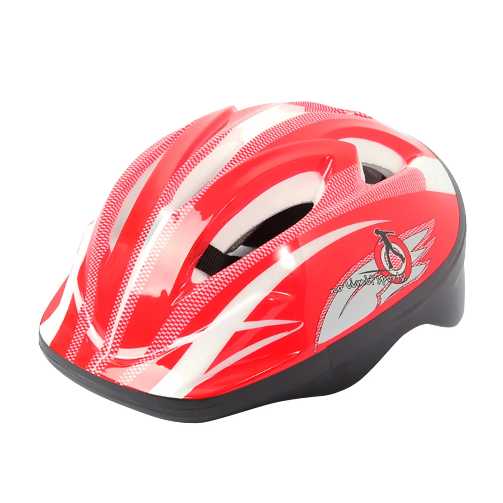 (rojo) Casco De Bicicleta Para Niños, Patineta, Patinaje Sobre Hielo, Ciclismo.