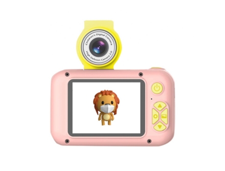 Cámara Digital WEB2O X101 Mini Cartoon Reversible Fotografía y Vídeo HD para Niños