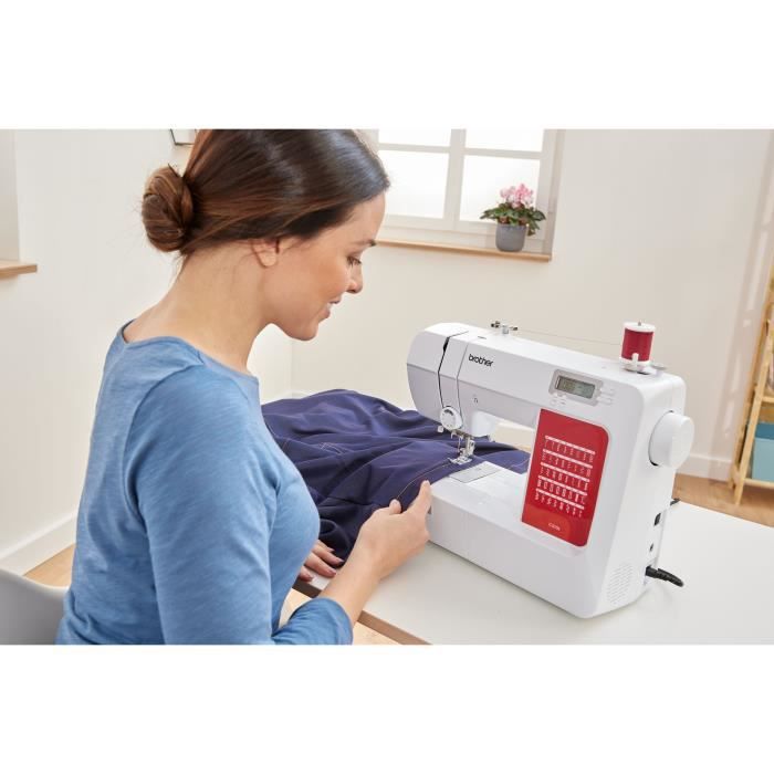 Máquina de Coser Electrónica Brother Cs10S Blanca (40 Puntadas)