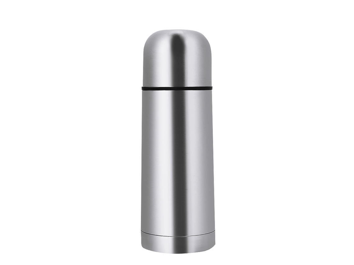 JILLIOPER Botella térmica de acero inoxidable para bebidas frías y calientes, vaso con aislamiento al vacío, tapa con botón pulsador y cubierta interior extraíb