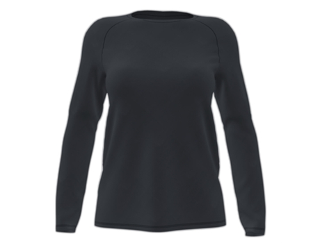Sudadera de Mujer FALKE Larga Tech Lana Negro (XS)