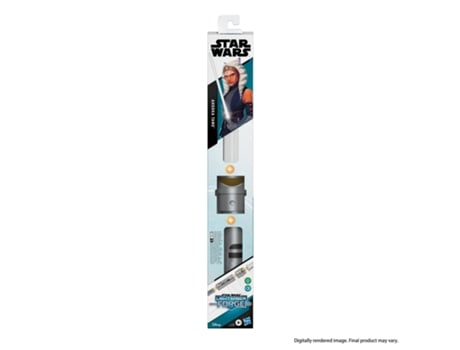 STAR WARS Lightsaber Forge Sable de luz electrónico blanco de Ahsoka Tano Figura STAR WARS 4 Años