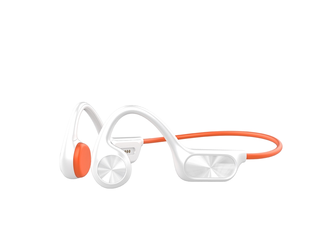 Auriculares Inalámbricos De Conducción Ósea (blancos), Resistentes Al Agua Ipx8, Ideales Para Nadar Y Equipados Con Bluetooth.