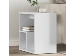 Mesitas auxiliares (2 unidades) | Mesita auxiliar de 50x30x50 cm, fabricada en madera, color blanco.