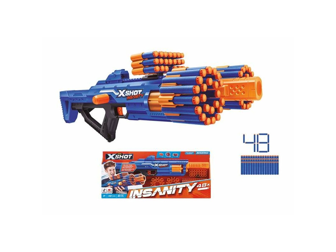 Pistola de Dardos X-Shot Insanity- Berzerko 70x7 cm
