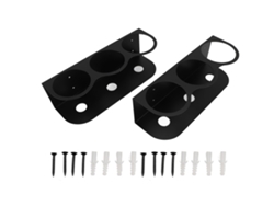 Soporte De Pared Para Latas De Aerosol En Hierro, Organizador De 2 Piezas Con Capacidad Para 6 Latas, Ideal Para Garajes Y Entornos De Trabajo.