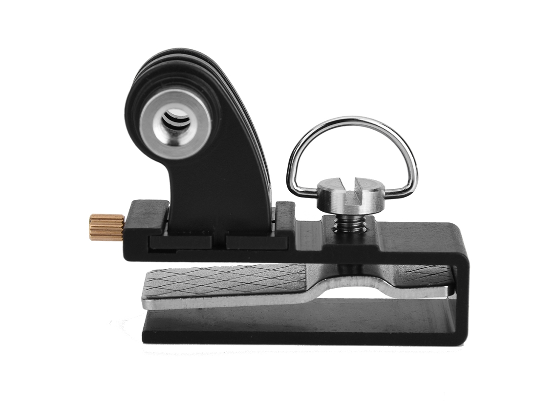 Soporte Fijo Con Clip Metálico Para Montaje De Gorra De Visera Para Cámara Deportiva Gopro Hero5 4k