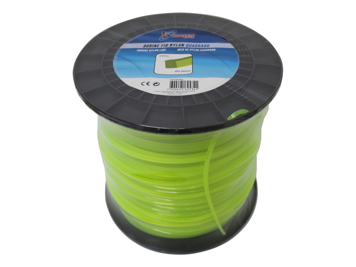 Kawapower Hilo De Nylon Cuadrado 3,3 Mm 210 M