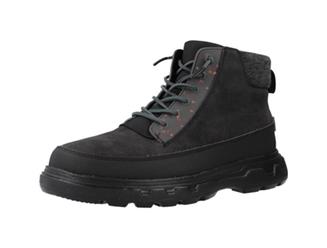 Zapatos de Hombre HEY DUDE Duke Eco Shield Piel Negro (40)