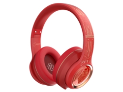 Auriculares Inalámbricos Inalámbrico Heavy Bass Cancelación Activa Ruido YIZHOOD Bluetooth Rojo
