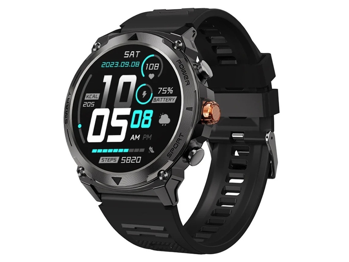 Reloj inteligente con llamadas Bluetooth, seguimiento de deportes al aire libre, pantalla AMOLED de 1,43 pulgadas, monitorización de frecuencia cardíaca, Bestvite