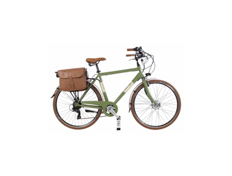 Bicicleta Eléctrica de Ciudad Vintage CANELLINI Dolce Vita Aluminio Hombre Verde Oliva 54 DOLCE VITA BY CANELLINI