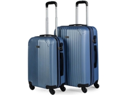 Conjunto de Maletas de Viaje ITACA T71515 ABS Azul