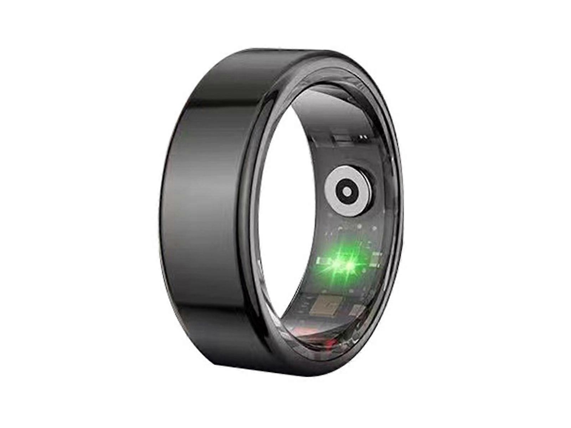Anillo inteligente R06, monitor de salud, frecuencia cardíaca y sueño, resistente al agua IP68, multideporte, negro, Jinyubo Store