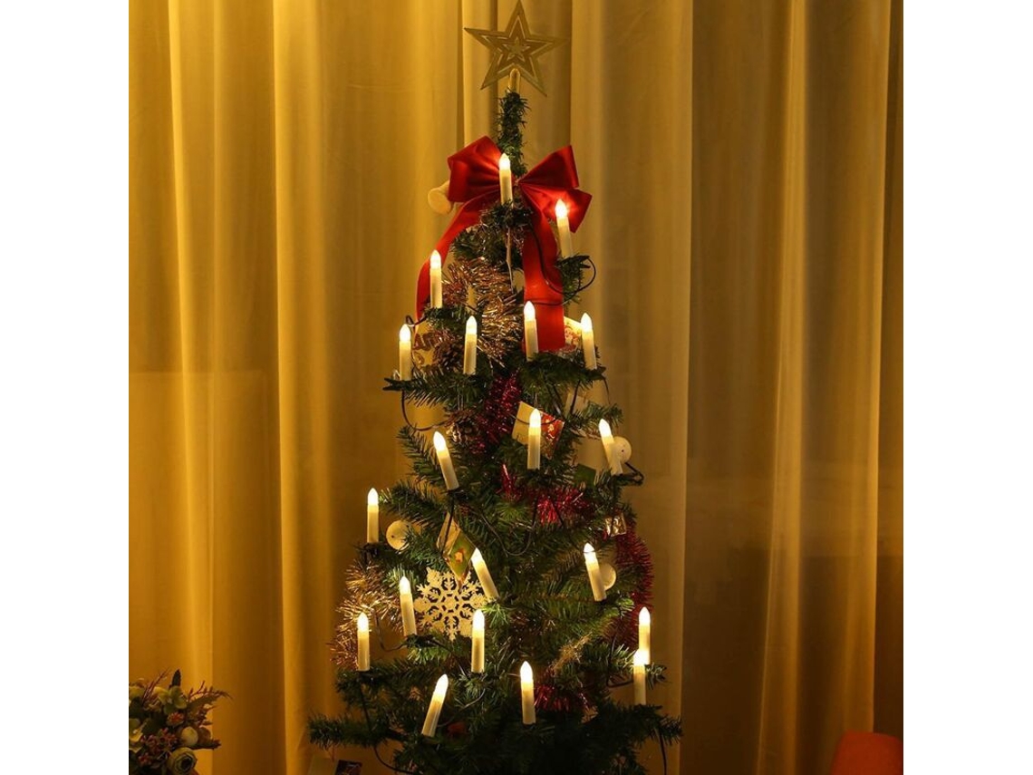 Lámpara De Vela Led Usb, Blanco Cálido, Sin Llama, Luces Navideñas Con