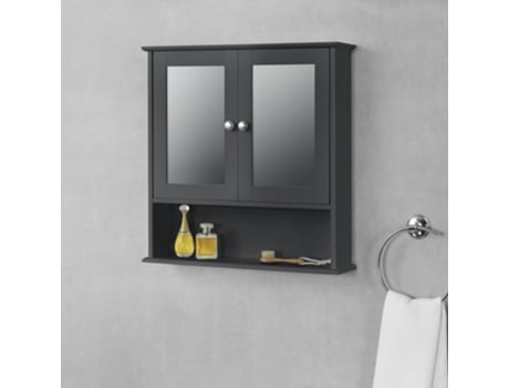 Armario [EN.CASA] (Mdf - Gris - 58 x 56 x 13 cm)