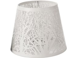 Portalámparas de metal blanco con forma de árbol para bombilla E27, diseño sencillo y moderno, accesorio duradero.