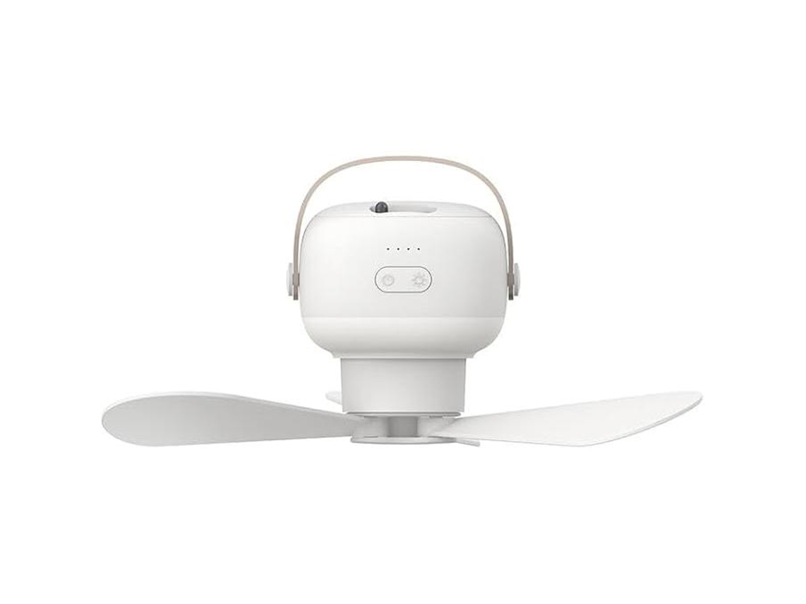 Ventilador portátil para camping MDUG, 7200 mAh, con luz.