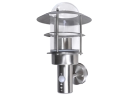 Farola Jardin VIDAXL Plateado Acero inoxidable (18 x 20 x 28.5)