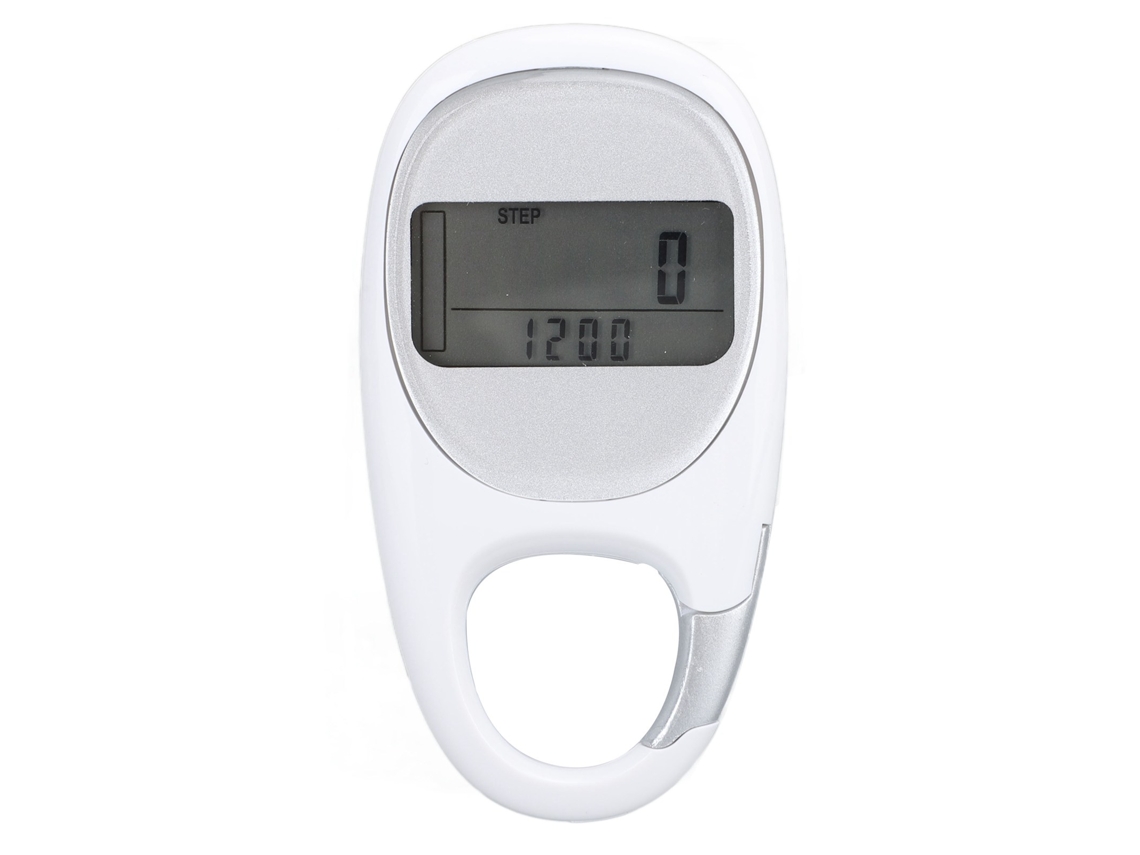 2026-contador De Pasos Pedometer 3d Multifuncional Con Memoria Clip Para Viaje Montañismo Deportes Blanco