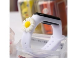 Reloj Deportivo Digital Infantil Con Led, Resistente Al Agua, Con Decoración De Margarita, Blanco, Para Estudiantes.