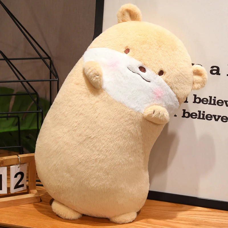 (nutria 60cm) Cojín Decorativo Para Sofá Con Forma De Nutria Adulta, Almohada Con Diseño De Animalito Adorable