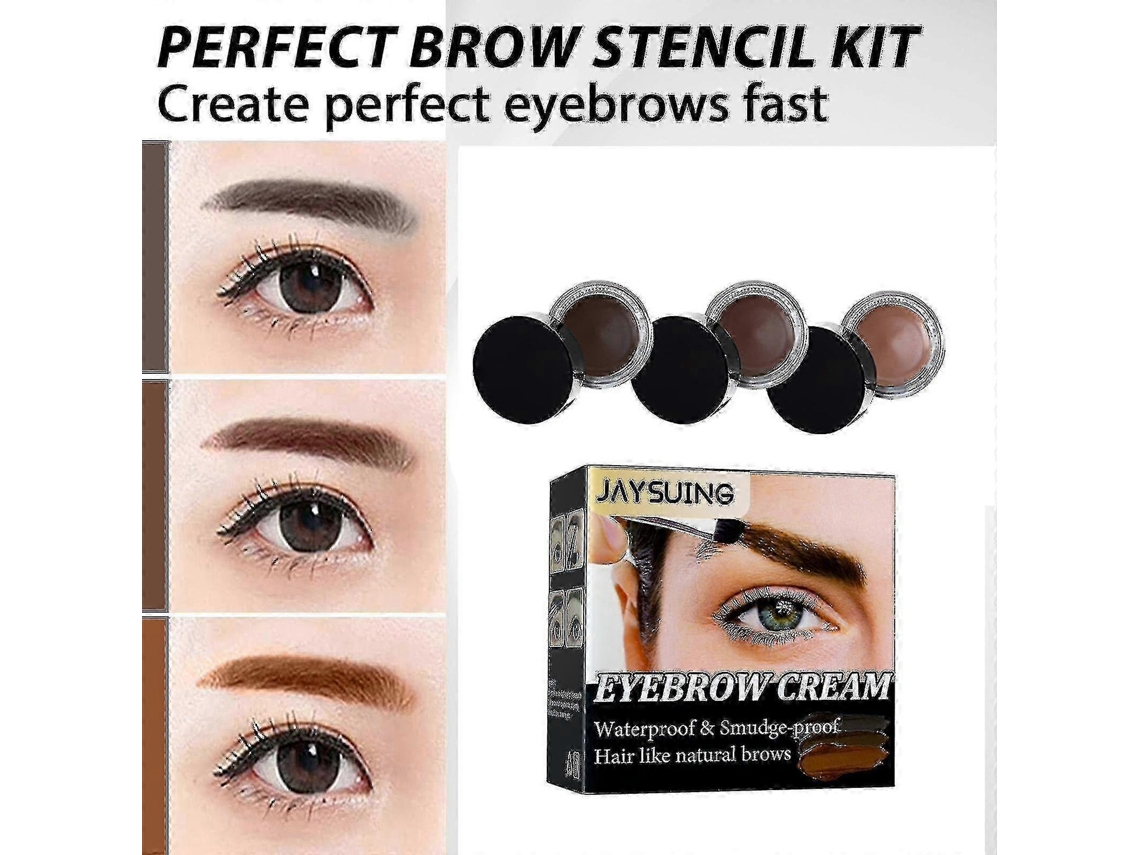 Jaysuing Eyebrow Cream Is Waterproof, Quick-drying, Non-discoloring, Non-haloing, And Smooth To Create Three-dimensional Natural Wild Eyebro