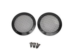 Cubierta Redonda Para Altavoz De Techo Con Malla Negra, 92 Mm De Diámetro Exterior, Para Coche Y Hogar.